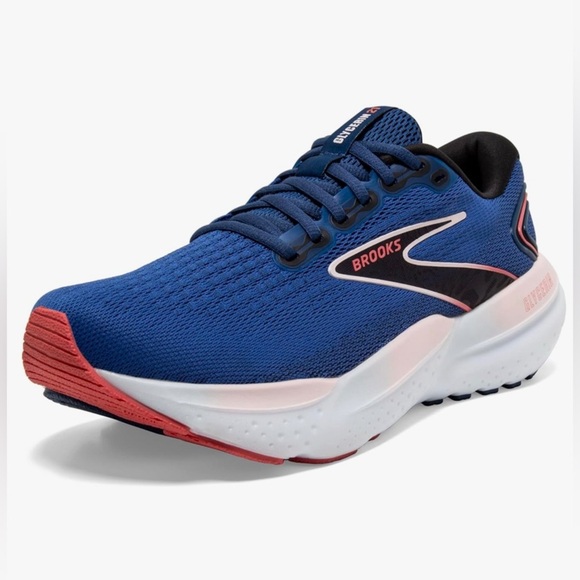 Women’s Brooks Glycerin 21 Blue Running Shoe Size 6 Wide EUC - Picture 1 of 7